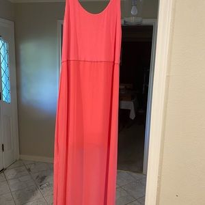 Vince Camuto Maxi Dress Size M Hot Pink NWT